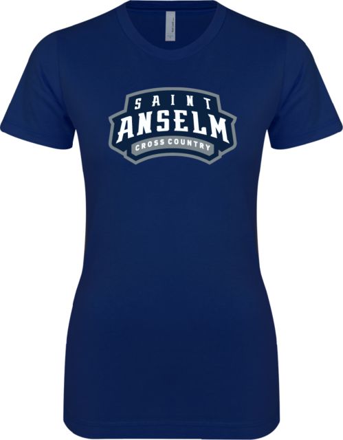 Saint Anselm Next Level Ladies SoftStyle Junior Fitted Tee Cross Country - ONLINE ONLY