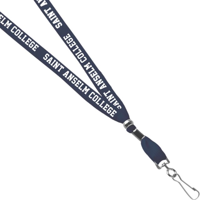Saint Anselm College 3-8'' J Hook Lanyard
