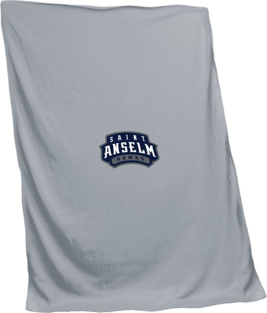 Saint Anselm College 84x 54 Hawks Sweatshirt Blanket
