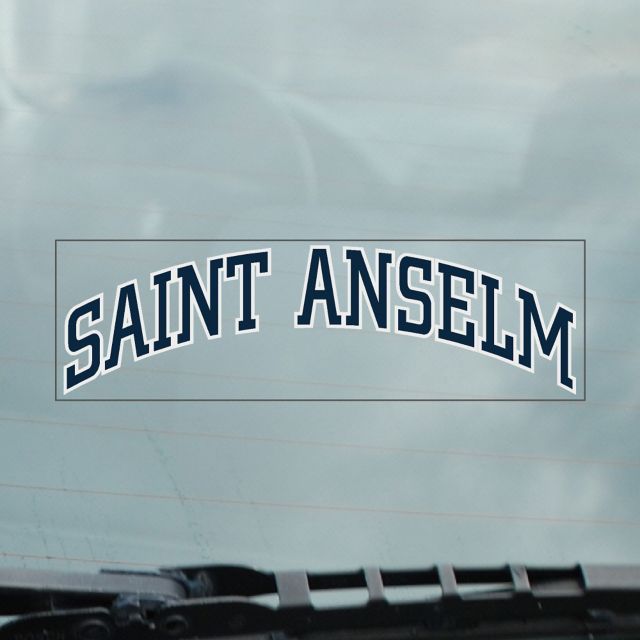 Saint Anselm College Cling Decal