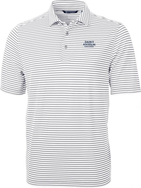 Saint Anselm College Striped Eco Polo