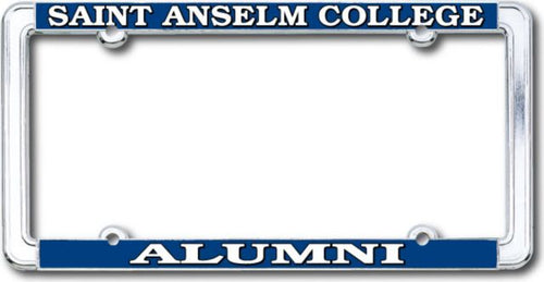 Saint Anselm College Alumni Thin Dome License Plate Frame